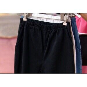 Denim & Co. Original Waist Stretch Tall Side Pocket Pants - Core Black